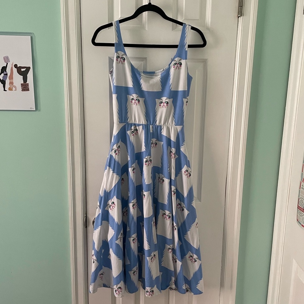 Nooworks Grumpy Cat Vacation Dress *Flaws* - Picture 2 of 7